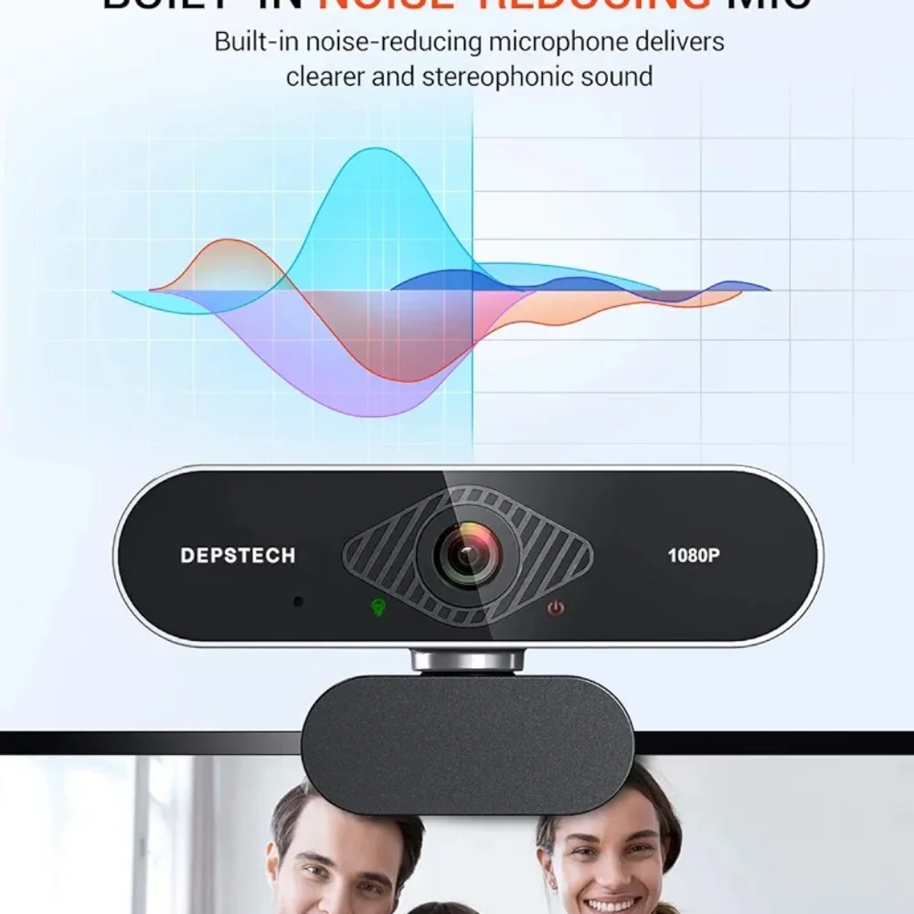 NWT Depstech Webcam with Microphone